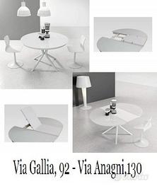 Tavolino trasformabile new rotondo-TAVOLINI ROMA