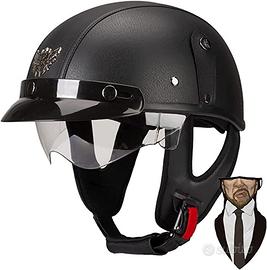 Casco retrò per fotografie stile Sons of Anarchy