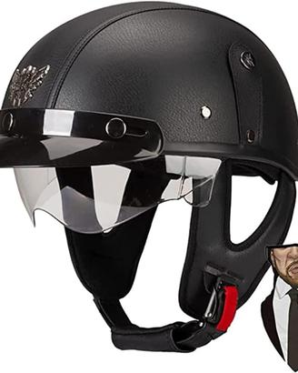 Casco retrò per fotografie stile Sons of Anarchy