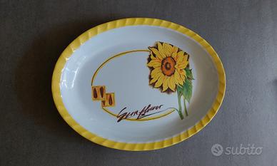 Piatto portata ovale Gran Flower