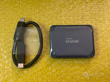 Crucial x10 6tb ssd esterno usb-c3.2 gen2 ip65 blu