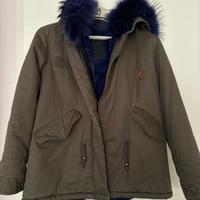 parka da donna verde militare