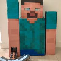 Vestito da carnevale Steve di maincraft