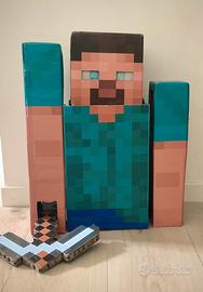 Vestito da carnevale Steve di maincraft