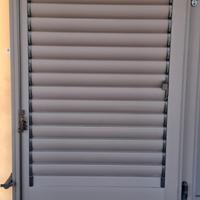 Lotto Nr. 4 Persiane Pvc Grigio Antracite Nuove 