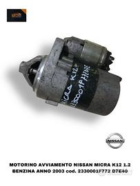 MOTORINO D' AVVIAMENTO NISSAN Micra 2° Serie Benz