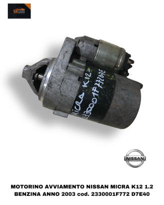 MOTORINO D' AVVIAMENTO NISSAN Micra 2° Serie Benz