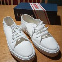 Scarpe tela Landay colore bianco.