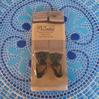 Walls leather button on suspenders - nib