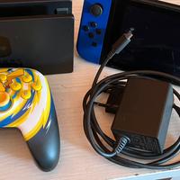 Nintendo Switch + Pro Controller + microSD 128GB