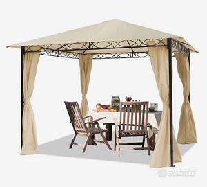 Gazebo beige nuovo