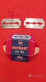 Antiche lamette da barba