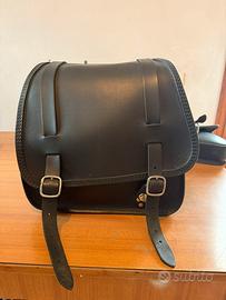 Borsa in cuoio per moto sportster S
