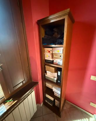 Colonna in legno 5 ripiani