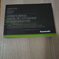 libretto uso e manutenzione Versys 650