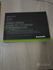 libretto uso e manutenzione Versys 650