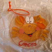 Segno zodiacale in vetro