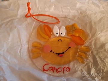 Segno zodiacale in vetro