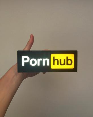 Lampada pornhub Insegna Luminosa LED Lightbox