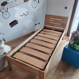 Letto singolo completo di materasso - come nuovo