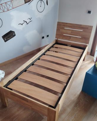 Letto singolo completo di materasso - come nuovo