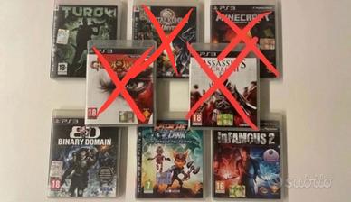 4 giochi per PS3 usati