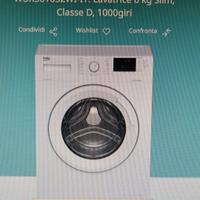 LAVATRICE NUOVA BEKO MODELLO SLIM 6KG
