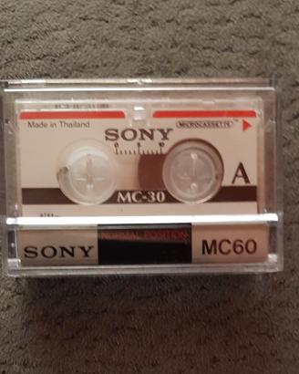 Microcassetta sony mc60