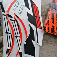 Adesivi ktm Duke white 125 2020