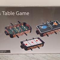 bigliardino da tavolo 3 in 1