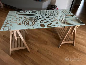 Tavolini Ikea Piano Tavolo Vetro Ikea Vittsjo Scrivania Piano