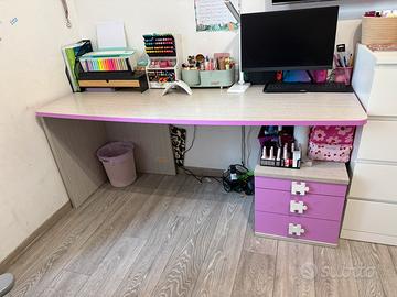 SCRIVANIA COLOMBINI GOLF CON CASSETTIERA