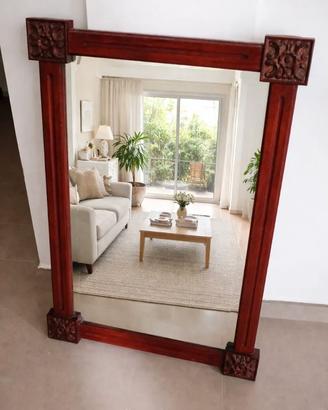 Specchiera In Legno Massello Anni 50/60'