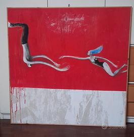 Francesco Betti- Il Trapezista - Olio su tela