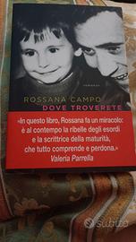 Libro Rossana Campo nuovo con cartellino 