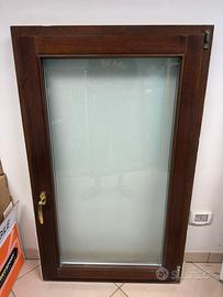 3 finestre in legno con vetrocamera 80x130 90x125