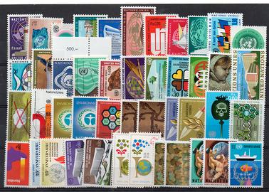 NAZIONI UNITE Ufficio di Ginevra 1969/83  MNH