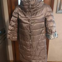 Giacca lunga donna trapuntata double face tg. S