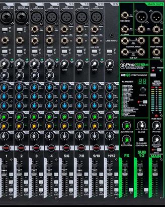 MACKIE Mixer Disc Jockey 12 Canali Black - PROFXV3