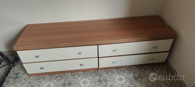 cassettiera in legno 