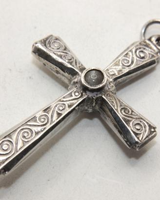 Prezioso crocefisso argento Inglese