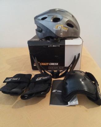 Casco Crazy Creek per bici/skateboard/monopattino 