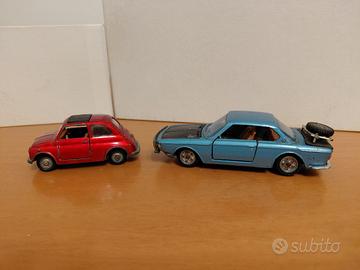 Mebetoys Fiat BMW no Politoys Dinky Corgi 