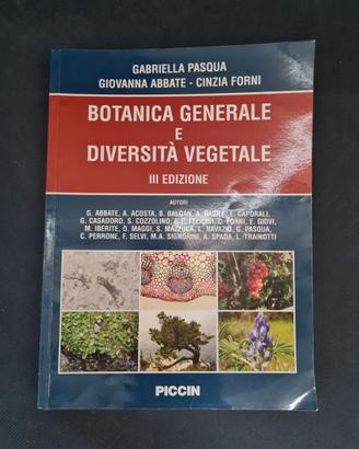 BOTANICA GENERALE E DIVERSITA’ VEGETALE