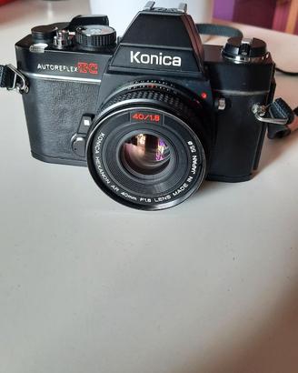 reflex Konica TC autoreflex, con obiettivi
