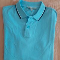 polo uomo Taglia S azzurra celeste J Hart & Bros