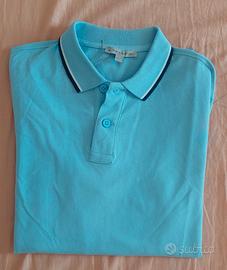 polo uomo Taglia S azzurra celeste J Hart & Bros