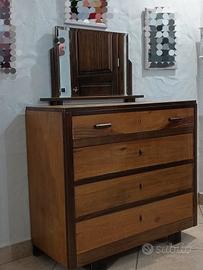 comò con specchio vintage