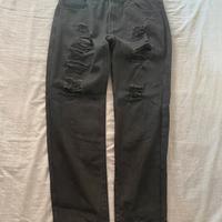 Jeans neri strappati Taglia L