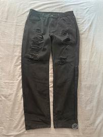 Jeans neri strappati Taglia L